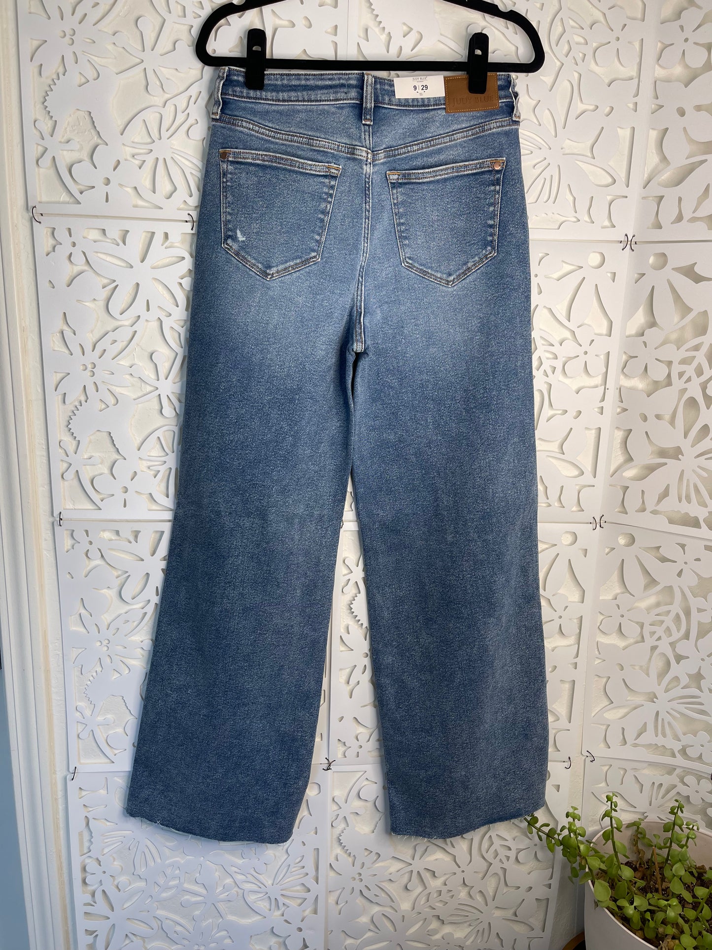 Judy Blue Vintage Wash Wide Leg Jeans