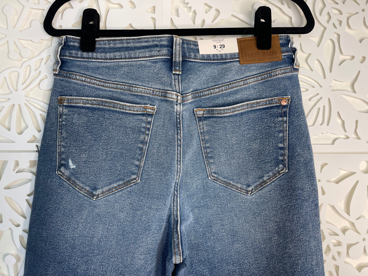 Judy Blue Vintage Wash Wide Leg Jeans