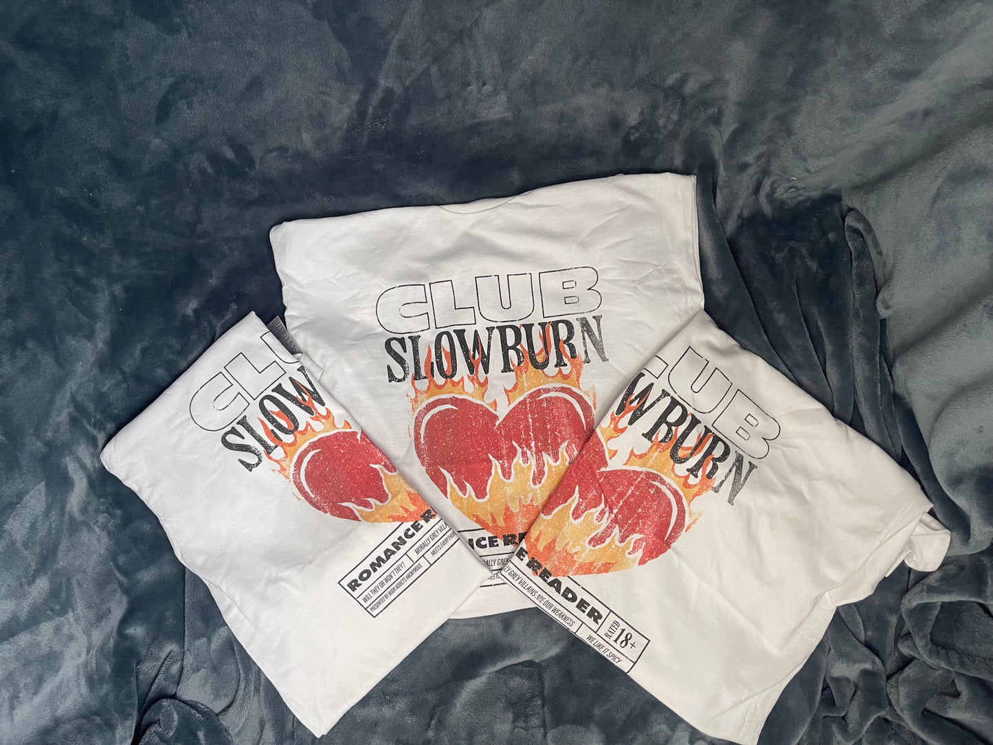 Slow Burn Book Club faded style T-Shirt