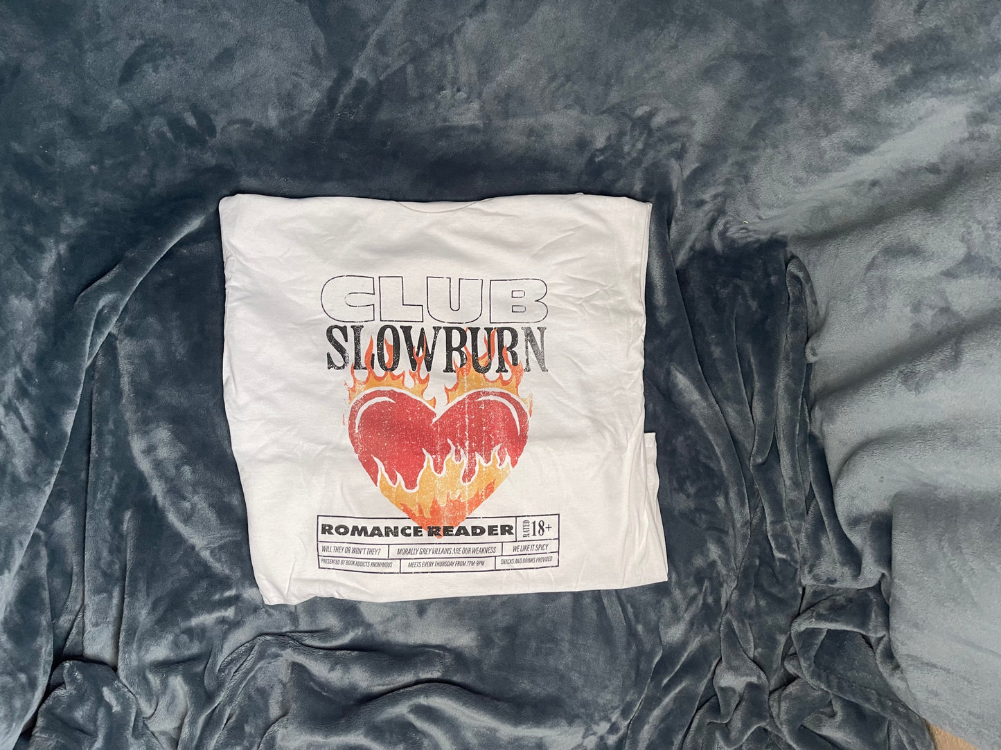 Slow Burn Book Club faded style T-Shirt