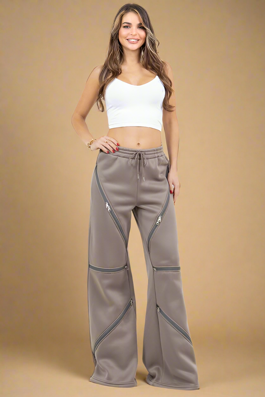 WOMEN FASHION CLASSIC STRAIGHT LEG PANTS