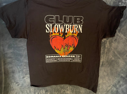 Slow Burn Book Club faded style T-Shirt