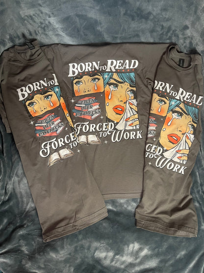 Born To Read Bookish Shirt