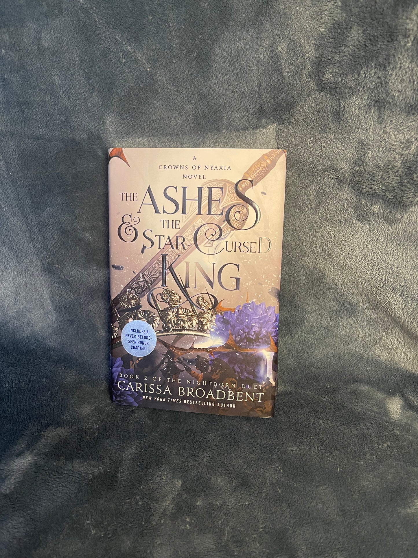 The Ashes & The Star Cursed King by Carissa Broadbent (Hardcover)