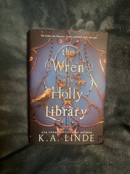 the Wren in the Holly Library by K. A. Linde